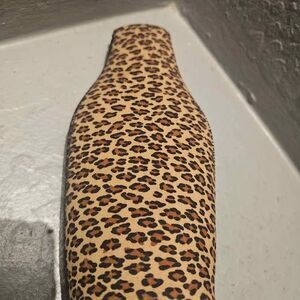 Cheetah Neoprene Beer Bottle Koozie
